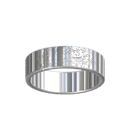 Outside Print Band (No Diamond) - Silver